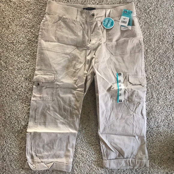 Khaki capris - Picture 1 of 2